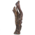 Reclaimed wood sculpture, 'Poetic Mood' - Hand Made Driftwood Sculpture from India with Human in Tree (image 2d) thumbail