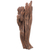 Reclaimed wood sculpture, 'Forever Friends' - Unique Reclaimed Driftwood Sculpture from India (image 2d) thumbail