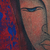 „Buddha – Friede sei auf Erden“ – Expressionistisches Gemälde von Buddha in Rot aus Indien