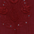 Cotton and silk blend shawl, 'Crimson Romance' - Cotton and Silk Blend Hand Embroidered Shawl in Crimson
