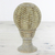 Soapstone tealight candle holder, 'Magical Globe' - Handcrafted Soapstone Candle Holder from India (image 2) thumbail