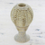 Soapstone tealight candle holder, 'Magical Globe' - Handcrafted Soapstone Candle Holder from India (image 2b) thumbail