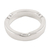 Sterling silver band ring, 'Curvy Sophistication' - Hand Made Sterling Silver Band Ring from India (image 2a) thumbail
