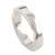 Sterling silver band ring, 'Curvy Sophistication' - Hand Made Sterling Silver Band Ring from India (image 2d) thumbail