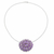 Amethyst pendant necklace, 'Lilac Burst' - Amethyst Sterling Silver Pendant Necklace from India (image 2a) thumbail