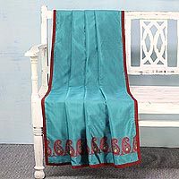 Paisley Allure in Teal