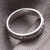 Sterling silver meditation spinner ring, 'Spinning Leaves' - Sterling Silver Spinner Ring with Leaf Motifs from India (image 2b) thumbail