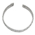Manschettenarmband aus Sterlingsilber, „Jali Stars“ – handgefertigtes Manschettenarmband aus 925er Silber mit indischem Jali-Motiv