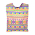 Embroidered sling, 'Beige Floral Fantasy' - Multi-Colored Geometric Embroidered Striped Sling Handbag (image 2b) thumbail