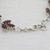 Garnet tennis bracelet, 'Autumn Air' - Garnet and Sterling Silver Tennis Bracelet from India (image 2c) thumbail