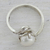 Cultured pearl single stone ring, 'Lyrical Bliss' - Artisan Crafted Cultured Pearl Single Stone Ring from India (image 2b) thumbail