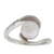 Cultured pearl single stone ring, 'Fantastic Swirl' - Hand Crafted Cultured Pearl Single Stone Ring from India (image 2d) thumbail