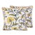 Kissenbezüge aus Baumwolle, 'Indian Peony' (Paar) - Mit gelbem Kettenstich bestickte florale Kissenbezüge (Paar)