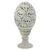 Soapstone candleholder, 'Elephant Egg' - Soapstone Candleholder with Jali Elephant Motifs from India thumbail