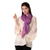 Wool shawl, 'Wisteria Paisley' - Woven Wool Shawl with Paisley Motifs in Wisteria from India