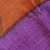 mantón de seda tussar - Mantón 100% Seda Tussar de India con Geometría Lavanda Jengibre