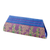 Silk clutch handbag, 'Royal Vow in Lilac and Blue' - Blue and Lilac 100% Silk Clutch Handbag from India (image 2a) thumbail