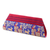 Silk clutch handbag, 'Royal Love in Red and Blue' - Red and Blue 100% Silk Clutch Handbag from India (image 2a) thumbail