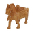 Holzskulptur - Handgeschnitzte Pferde- und Adlerskulptur aus Kadam-Holz aus Indien