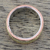 Sterling silver meditation spinner ring, 'Alluring Rotation' - Sterling Silver Copper and Brass Spinner Ring from India (image 2b) thumbail