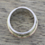 Sterling silver meditation spinner ring, 'Twirling Beauty' - Indian Spinner Ring of Sterling Silver Copper and Brass (image 2b) thumbail