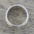 Sterling silver meditation spinner ring, 'Spinning Braid' - Sterling Silver Copper and Brass Spinner Ring from India