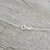 Rainbow moonstone pendant necklace, 'Misty Ropes' - Rainbow Moonstone and Sterling Silver Necklace from India