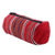 Cotton cosmetic case, 'Adventure in Red' - Hand Woven 100% Cotton Multicolor Cosmetic Case from India (image 2c) thumbail