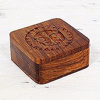 Featured review for Mango wood decorative box, Magnificent Sun