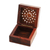 Mango wood decorative box, 'Glorious Flower' - Hand Carved Decorative Mango Wood Box from India (image 2c) thumbail