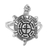 Sterling silver cocktail ring, 'Turtle Maze' - 925 Sterling Silver Turtle Cocktail Ring from India