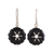 Onyx dangle earrings, 'Magic Show' - Black Onyx and Sterling Silver Dangle Earrings (image 2a) thumbail