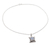 Regenbogen-Mondstein-Anhänger-Halskette - Handgefertigte Regenbogen-Mondstein-Halskette aus Sterlingsilber