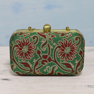 floral evening bag