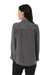 Silk blouse, 'Dazzling Flint' - 100% Silk Blouse in Flint Grey with Beaded Accents (image 2b) thumbail