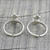 Garnet toe rings, 'Scarlet Drops' (pair) - Pair of Teardrop Garnet and 925 Silver Toe Rings from India (image 2b) thumbail