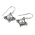 Cultured pearl dangle earrings, 'Incandescence' - Cultured Pearl and Sterling Silver Earrings from India (image 2c) thumbail