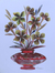 'Flower Fusion' - Mixed Media Original Signed Floral Still Life Painting thumbail