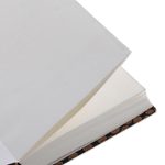 Handmade paper journal, 'Artistic Black' - Indian Black Brocade Button-Close Handmade Paper Journal