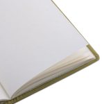 Handmade paper journal, 'Jolly Santas' - Holiday Journal from India with Handmade Paper