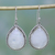 Rainbow moonstone dangle earrings, 'Mystical Charm' - Rainbow Moonstone and Sterling Silver Earrings from India