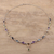 Halskette mit Anhänger aus mehreren Edelsteinen - Rainbow Bliss Halskette mit Anhänger aus Sterlingsilber mit mehreren Edelsteinen