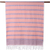Cotton scarf, 'Melon Stripes' - Hand Woven Peach Cotton Scarf with Blue Stripes from India (image 2b) thumbail