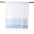 Cotton scarf, 'Sea Stripes' - Hand Woven Peach Cotton Scarf with Blue Stripes from India (image 2b) thumbail
