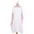 Cotton caftan, 'Beach Rose' - Handwoven Cotton Thorthu Beach Cover-Up Caftan from India (image 2d) thumbail