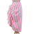 Cotton sarong, 'Beach Day in Light Pink' - Hand Woven Pink and White Striped Cotton Sarong from India (image 2b) thumbail