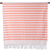 Cotton sarong, 'Beach Day in Melon' - Hand Woven Orange and White Striped Cotton Sarong from India (image 2c) thumbail