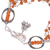 Carnelian and cultured pearl beaded bracelet, 'Lotus Beauty' - Carnelian and Cultured Pearl Beaded Bracelet from India (image 2c) thumbail