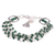 Aventurine and cultured pearl beaded bracelet, 'Lotus Beauty' - Aventurine and Cultured Pearl Beaded Bracelet from India