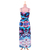 Silk maxi dress, 'Prismatic Charm' - Indian Multi Color Printed Maxi Dress with Adjustable Straps